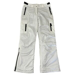 Burberry Ski Pants‎ Women's L White Snowboarding Whiteley Insulated NEW